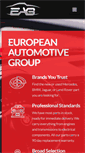 Mobile Screenshot of europeanautomotivegroup.com