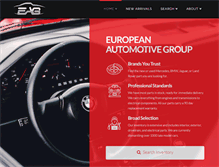 Tablet Screenshot of europeanautomotivegroup.com